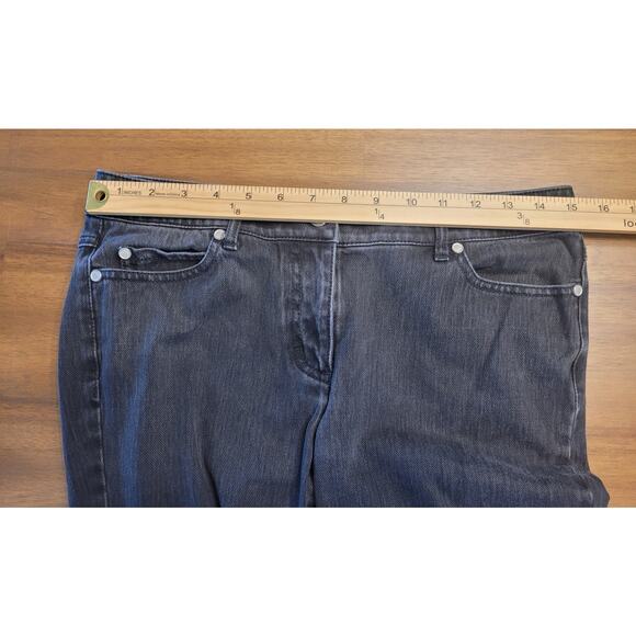 J.McLaughlin Lexi Skinny Jeans Sz 8 Black Stretch Mid Rise Denim EUC - Picture 6 of 11